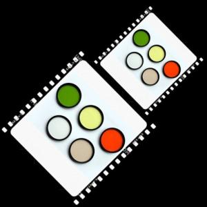 Colored Glass Absorptive Bandpass Filter Lens/Colored Glass Filter/Absorptive Optical Filter